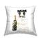 Stupell Industries Bubbly Champagne Black Glam Bow Shoes Throw Pillow, 18" x 18"